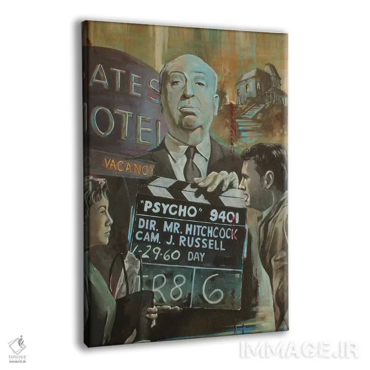 تابلو دکوراتیو متل بیتس اثر مارک فاکس - نمای پرسپکتیو محصول