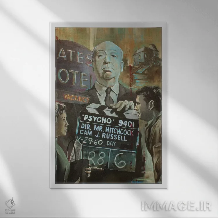 تابلو دکوراتیو متل بیتس اثر مارک فاکس - نمای قابدار سفید