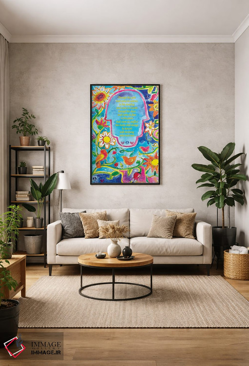 تابلو دکوراتیو برکت باغ عدن برای خانه اثر میشل پالور فلدمن - D1B