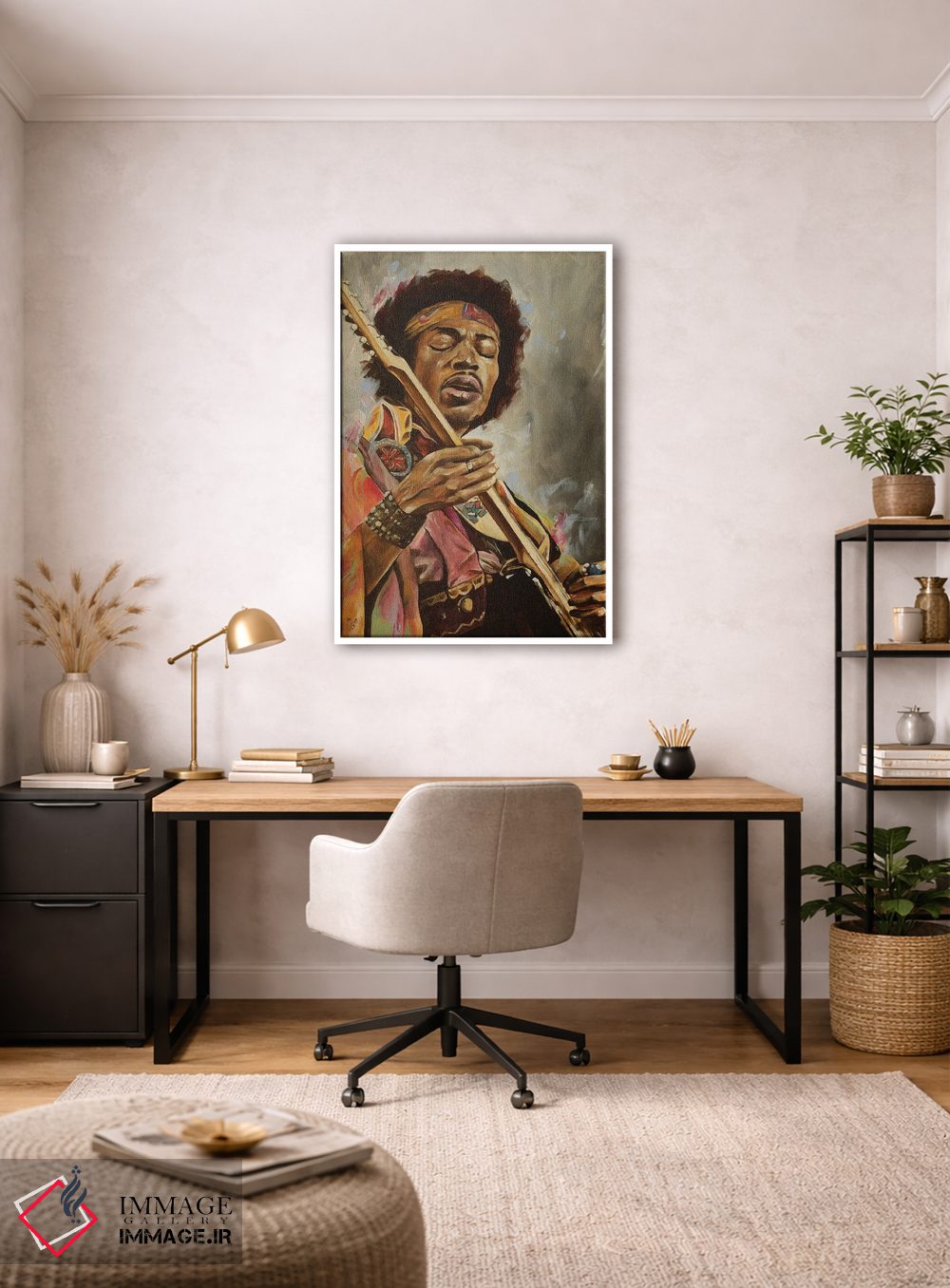 تابلو دکوراتیو جیمی اثر مارک فاکس - D3W