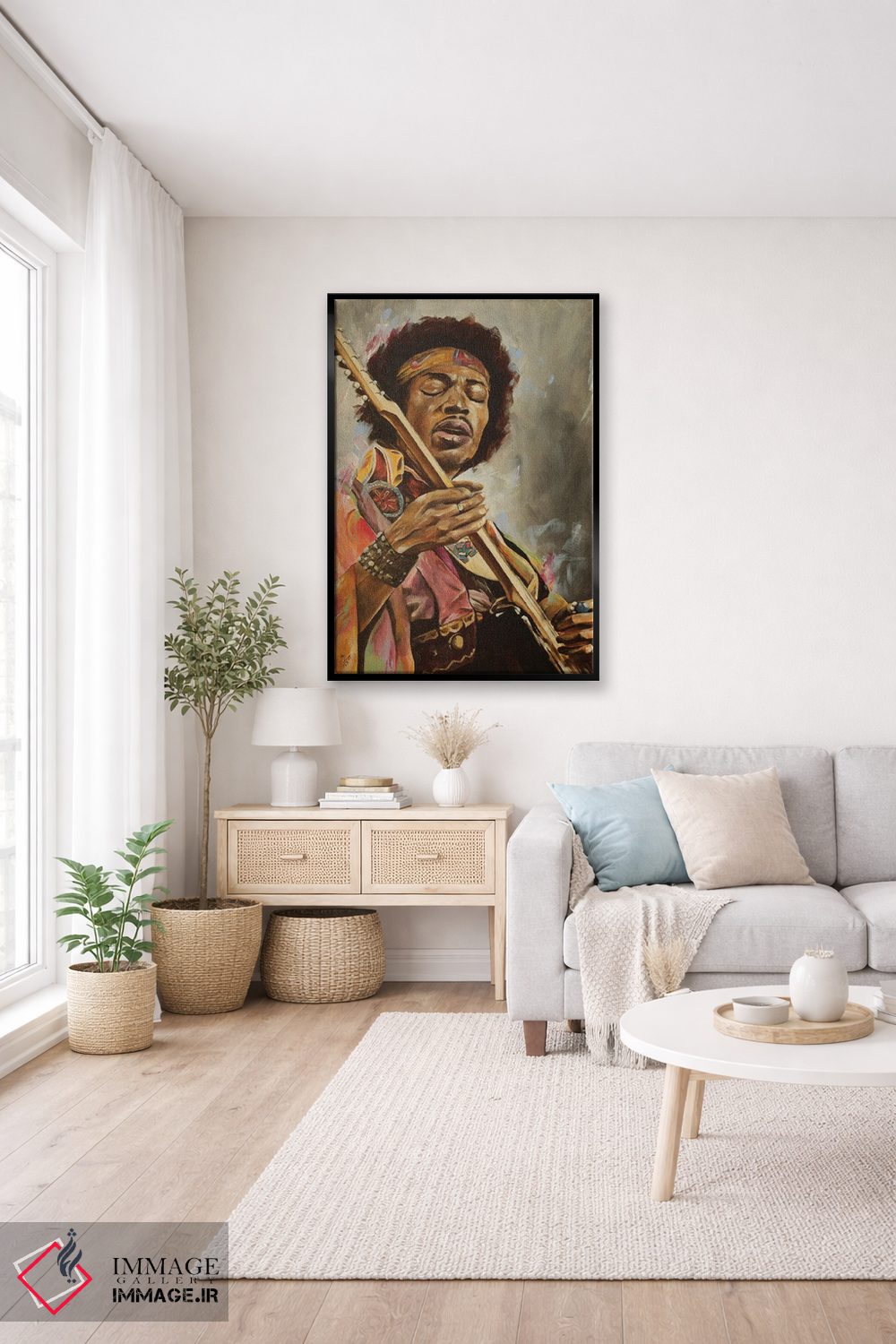 تابلو دکوراتیو جیمی اثر مارک فاکس - D5B