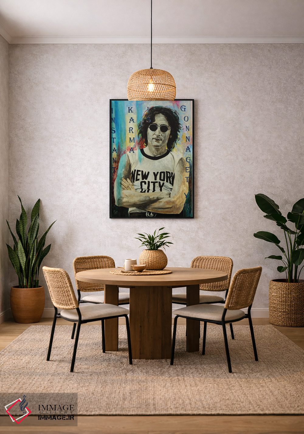 تابلو دکوراتیو کارمای فوری اثر مارک فاکس - D3B