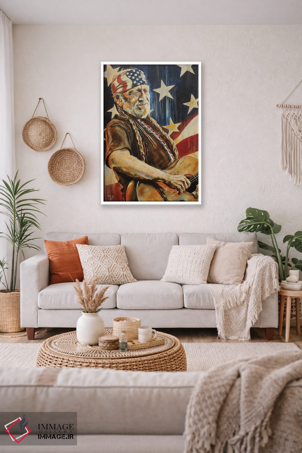 تابلو دکوراتیو عجیب است که زمان چطور می گذرد اثر مارک فاکس - D1W