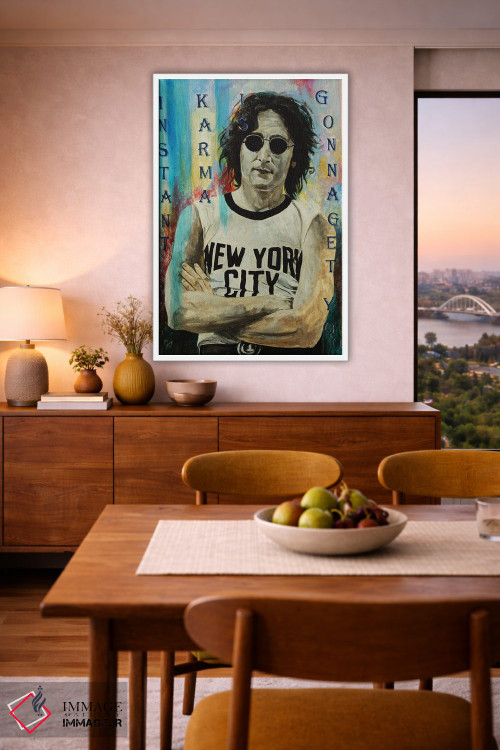 تابلو دکوراتیو کارمای فوری اثر مارک فاکس - D6W