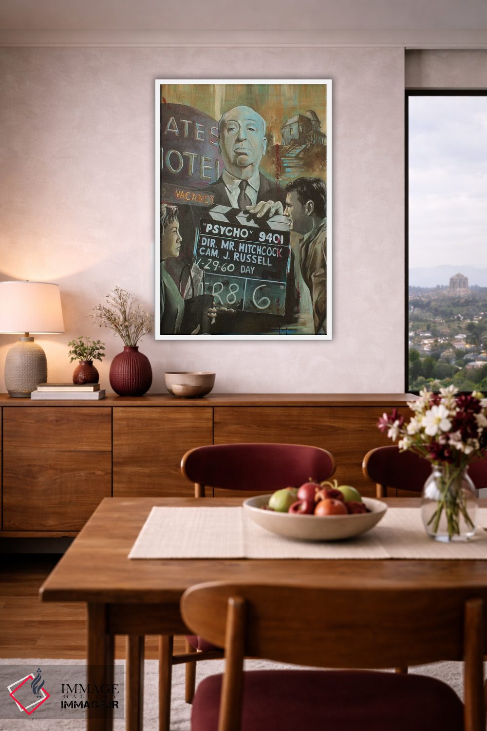 تابلو دکوراتیو متل بیتس اثر مارک فاکس - D3W