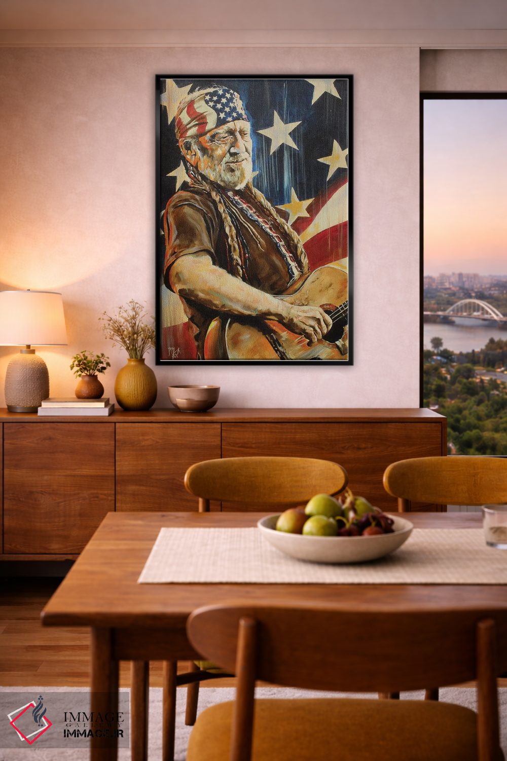 تابلو دکوراتیو عجیب است که زمان چطور می گذرد اثر مارک فاکس - D5B