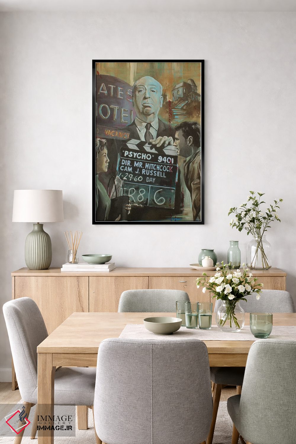 تابلو دکوراتیو متل بیتس اثر مارک فاکس - D6B