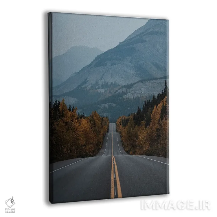 تابلو دکوراتیو زیباترین مسیر رانندگی جهان بخش ۲ اثر ملیسا فایندلی - نمای پرسپکتیو محصول