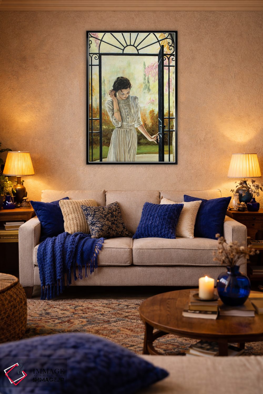 تابلو دکوراتیو همیشه مشغول اثر مارک فاکس - D4B