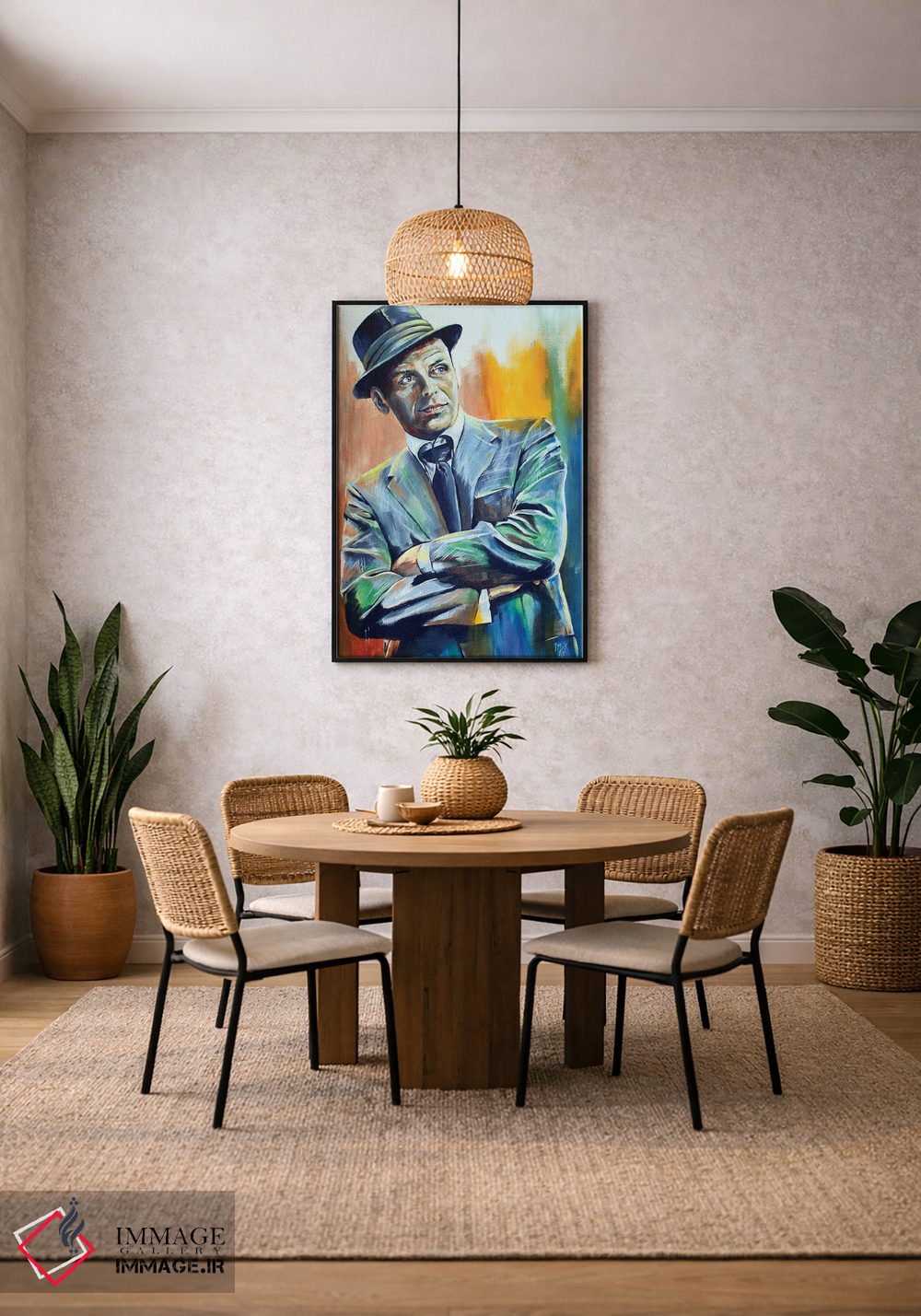 تابلو دکوراتیو فرانسیس آلبرت سیناترا اثر مارک فاکس - D5B