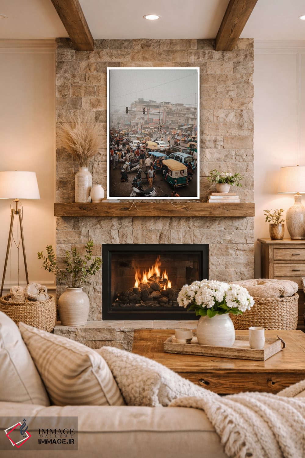 تابلو دکوراتیو دهلی قدیم اثر ملیسا فایندلی - D1W