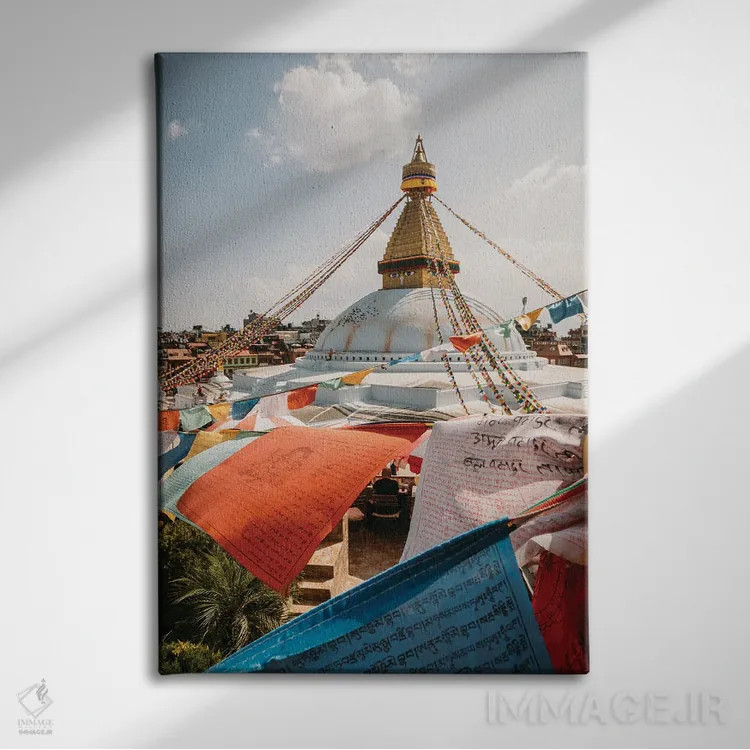 تابلو دکوراتیو بودانات اثر ملیسا فایندلی - نمای روبهرو روی دیوار