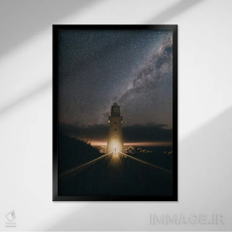 تابلو دکوراتیو امید اثر ملیسا فایندلی - نمای قابدار مشکی