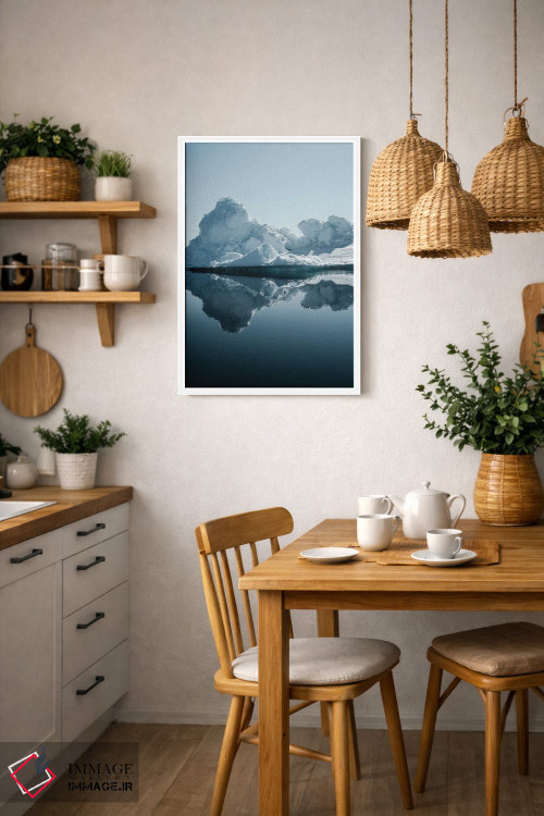 تابلو دکوراتیو کوه های یخی گرینلند اثر ملیسا فایندلی - D1W