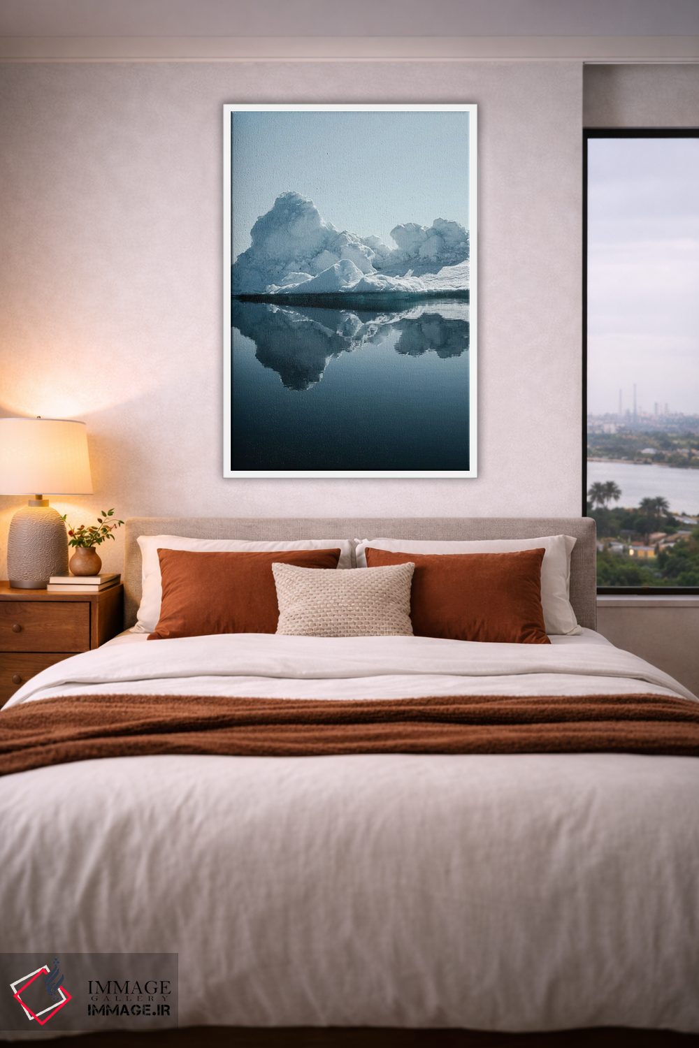 تابلو دکوراتیو کوه های یخی گرینلند اثر ملیسا فایندلی - D3W