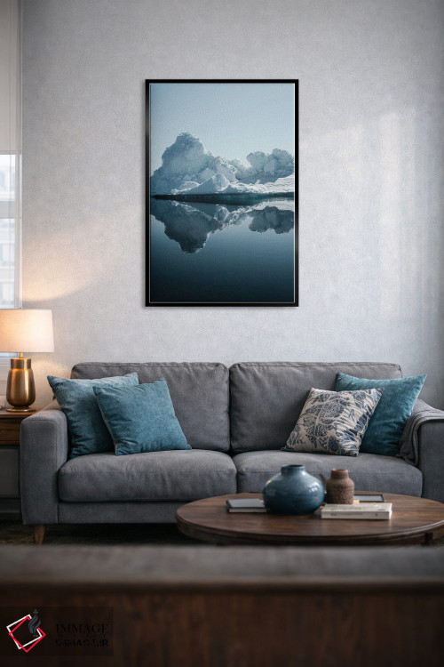 تابلو دکوراتیو کوه های یخی گرینلند اثر ملیسا فایندلی - D6B