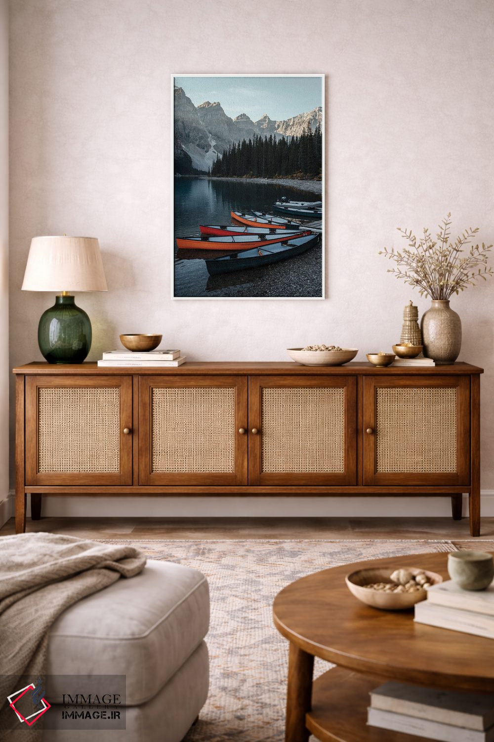 تابلو دکوراتیو دریاچه مورین اثر ملیسا فایندلی - D1W