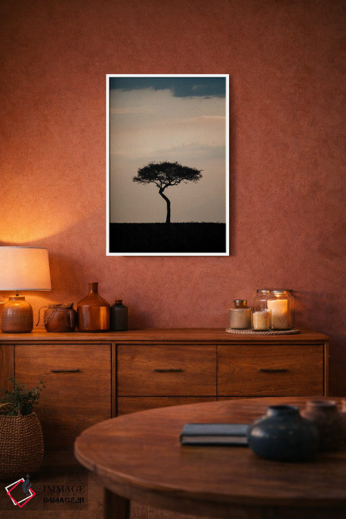 تابلو دکوراتیو درخت تنها، کنیا اثر ملیسا فایندلی - D2W