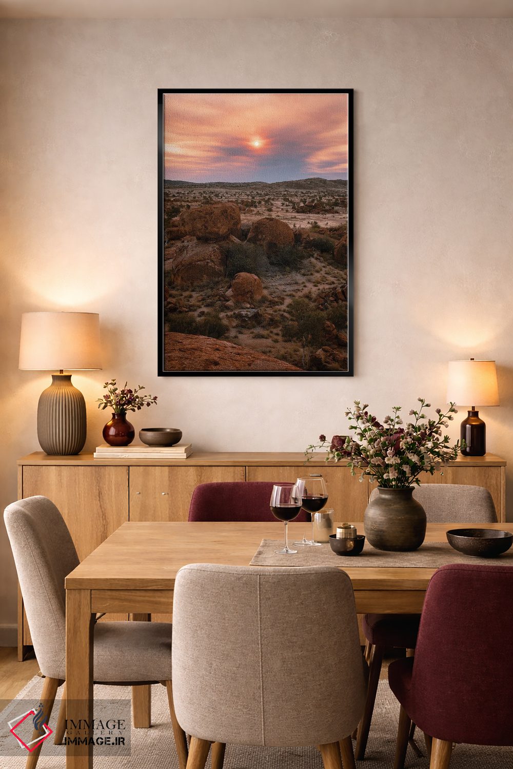 تابلو دکوراتیو قلب استرالیا اثر ملیسا فایندلی - D5B