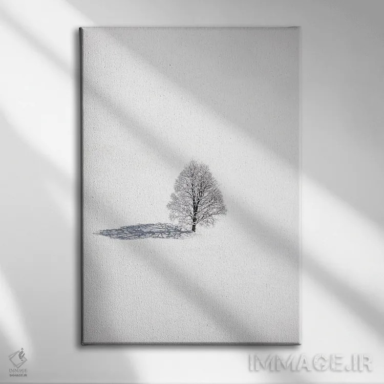 تابلو دکوراتیو زمستان سوئیس اثر ملیسا فایندلی - نمای روبهرو روی دیوار