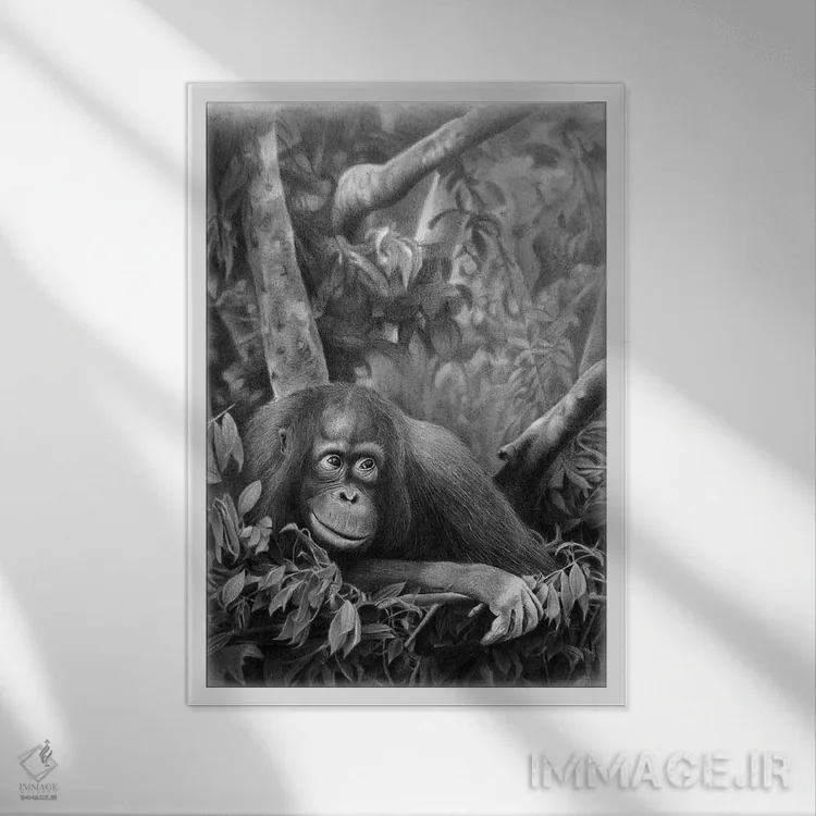 تابلو دکوراتیو نوجوان اثر میرو گراباورشاک - نمای قابدار سفید