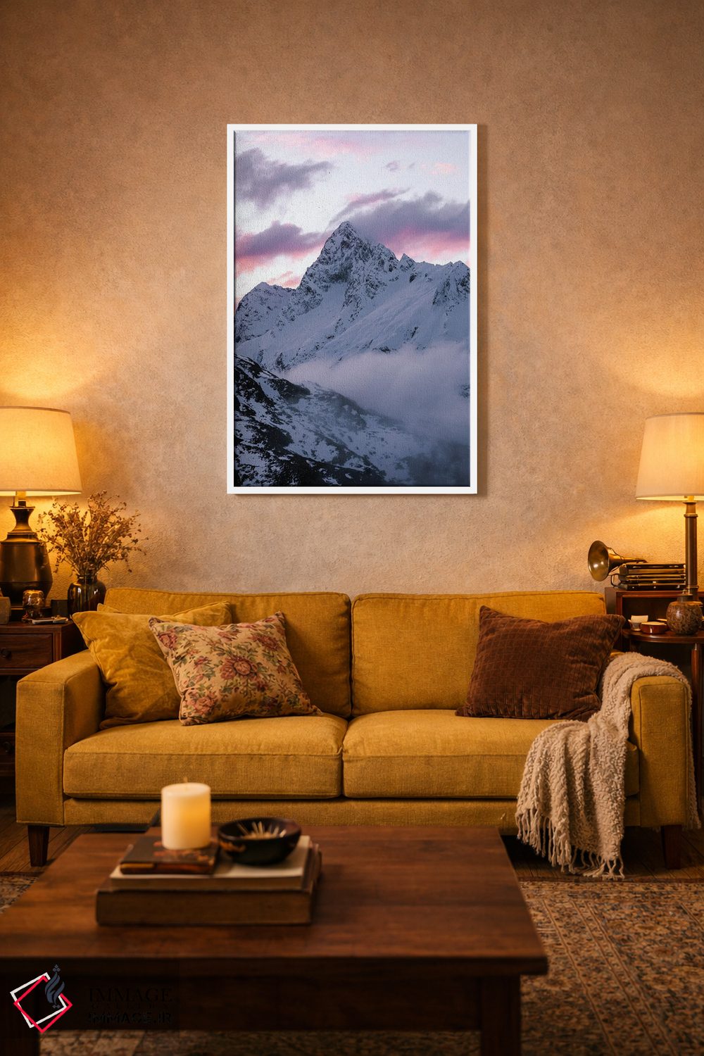 تابلو دکوراتیو غروب آلپ جنوبی اثر ملیسا فایندلی - D2W