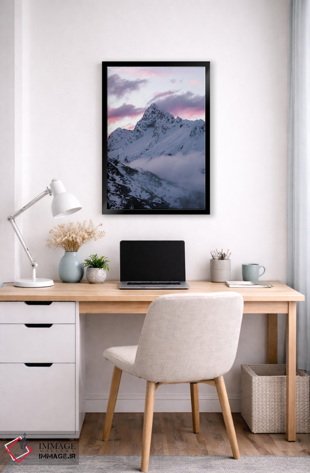 تابلو دکوراتیو غروب آلپ جنوبی اثر ملیسا فایندلی - D6B