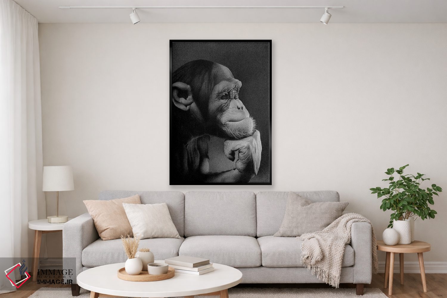 تابلو دکوراتیو متفکر اثر میرو گراباورشاک - D2B