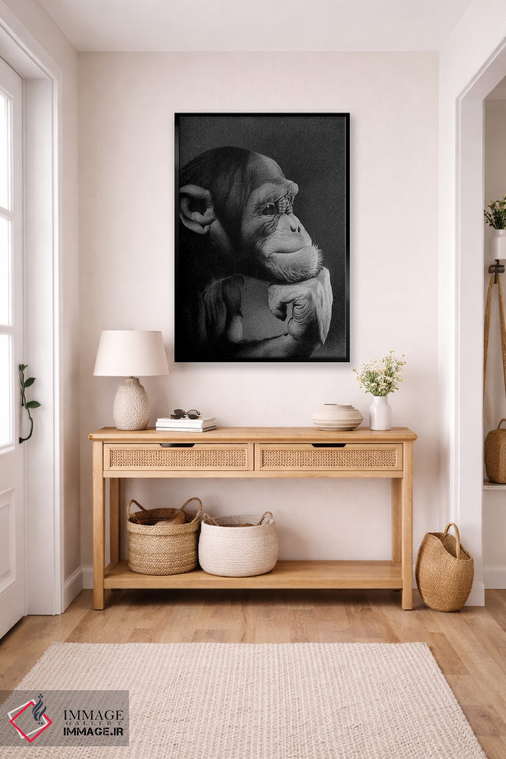 تابلو دکوراتیو متفکر اثر میرو گراباورشاک - D5B