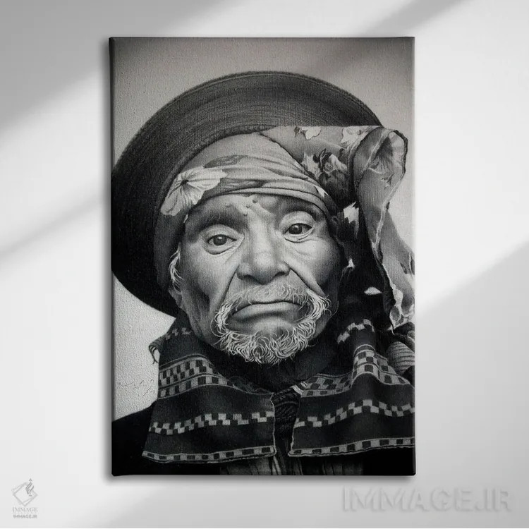 تابلو دکوراتیو مکزیک یک اثر میرو گراباورشاک - نمای روبهرو روی دیوار