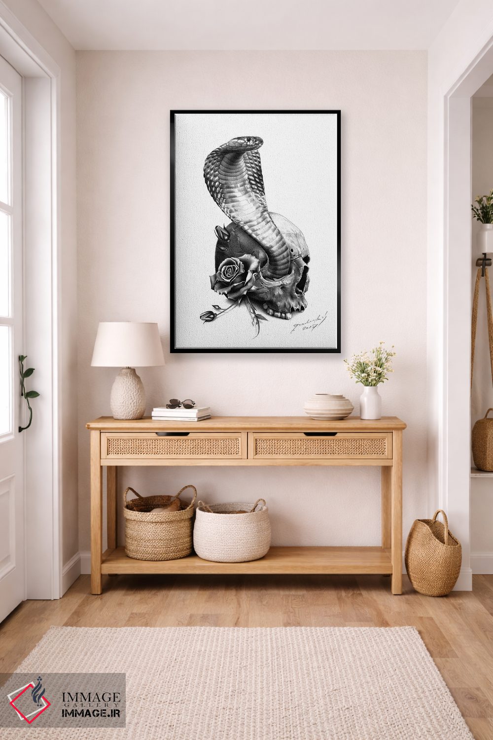 تابلو دکوراتیو کبرا اثر میرو گراباورشاک - D4B