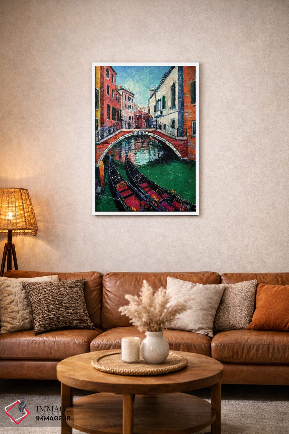 تابلو دکوراتیو رمانس ونیز اثر مونا ادولسکو - D2W