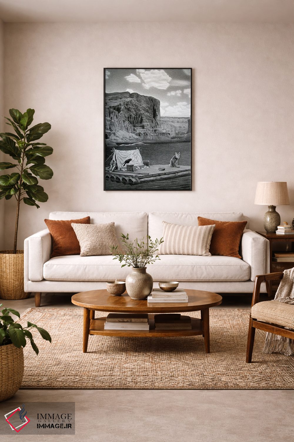 تابلو دکوراتیو در گرند کنیون اثر میرو گراباورشاک - D5B