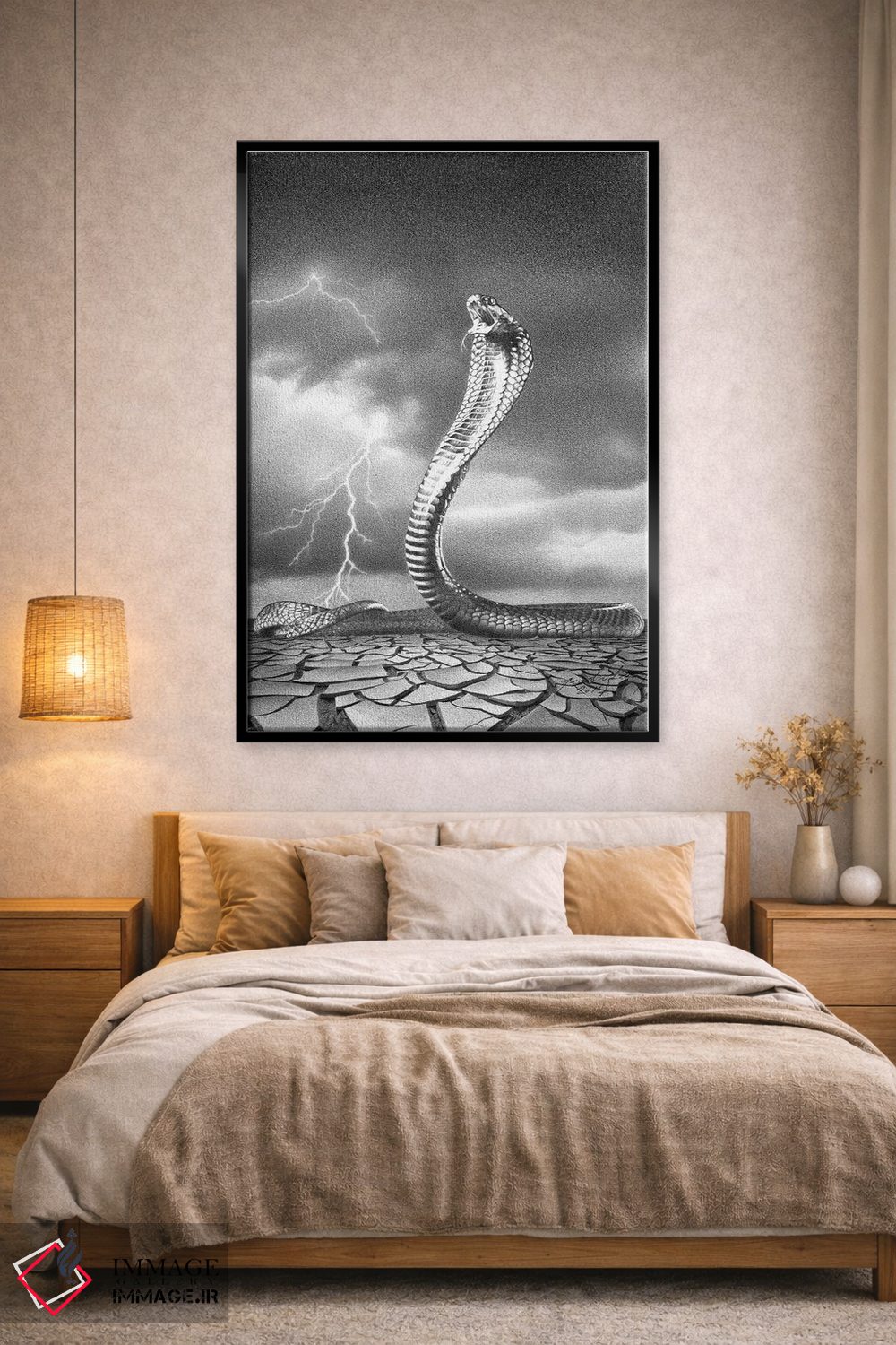 تابلو دکوراتیو طوفان در راه است اثر میرو گراباورشاک - D2B