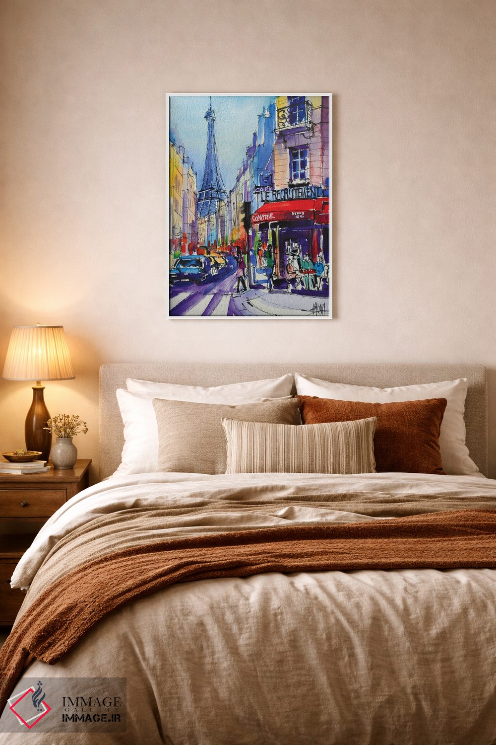 تابلو دکوراتیو خیابان سن دومینیک پاریس اثر مونا ادولسکو - D5W
