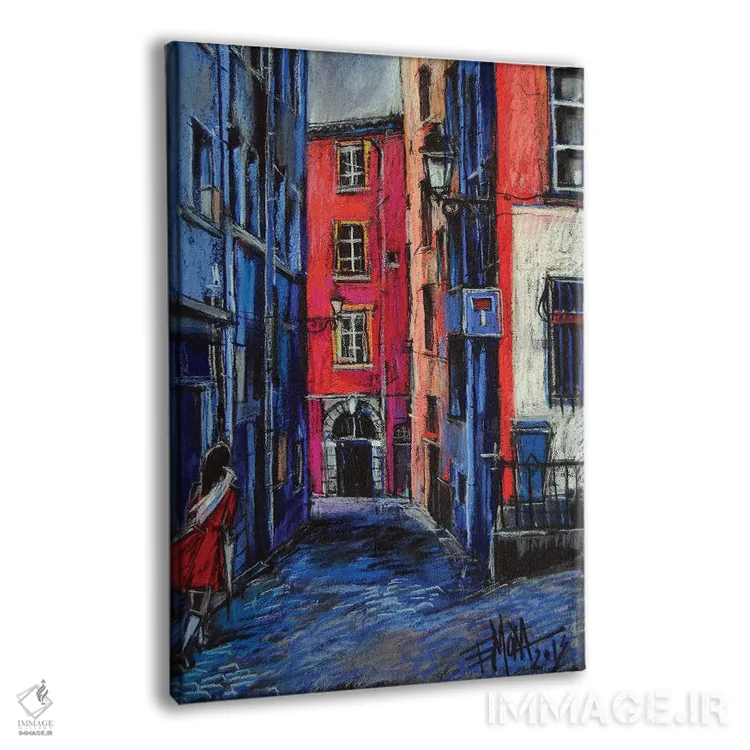 تابلو دکوراتیو میدان ترینیته، لیون اثر مونا ادولسکو - نمای پرسپکتیو محصول