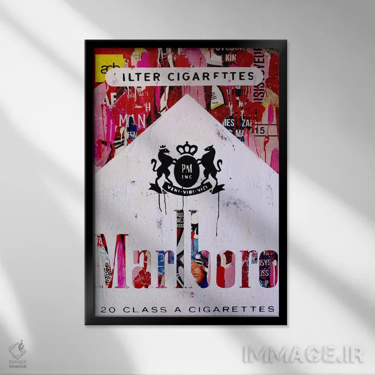 تابلو دکوراتیو از زندگی لذت ببر اثر میشیل فولکرز - نمای قابدار مشکی