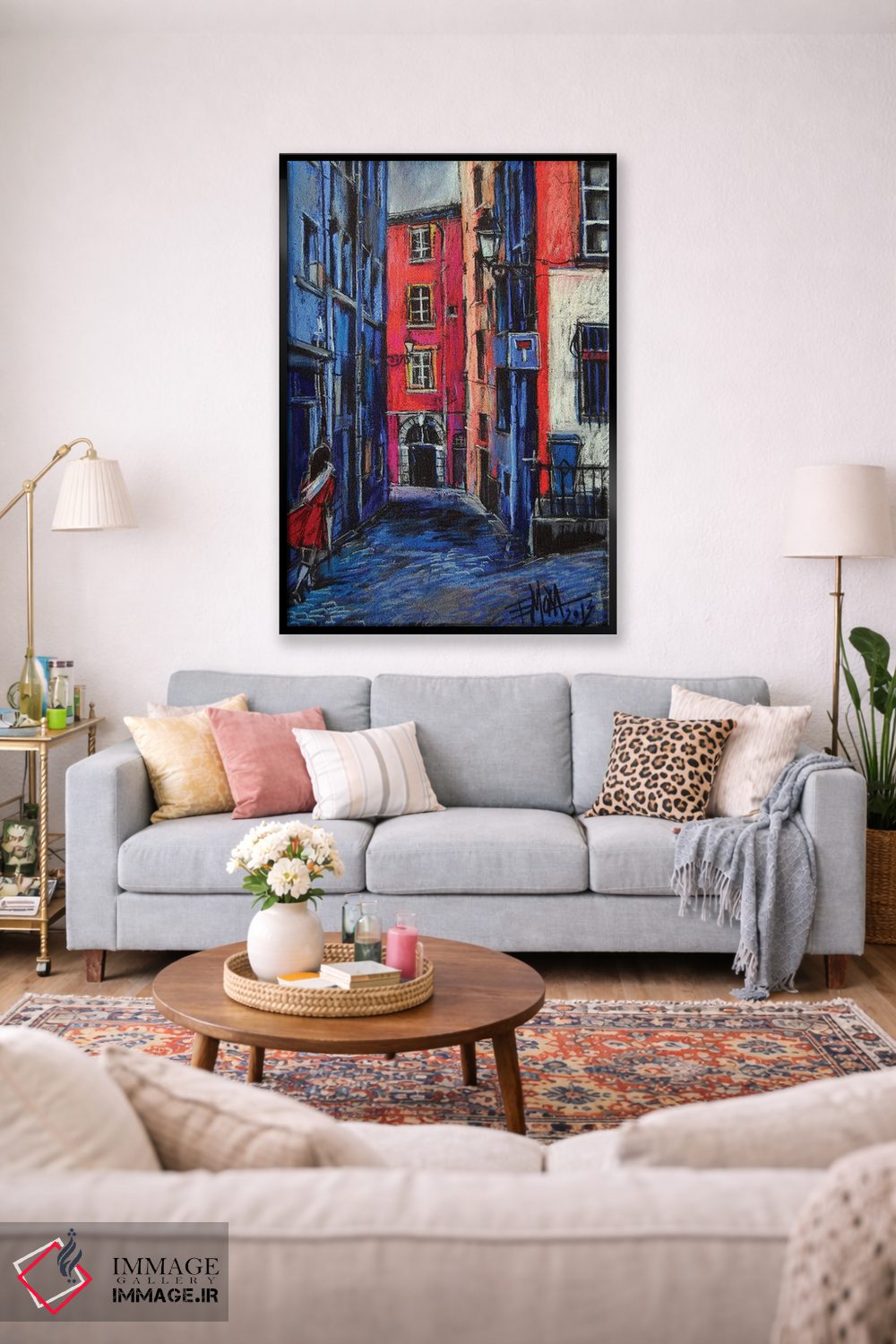 تابلو دکوراتیو میدان ترینیته، لیون اثر مونا ادولسکو - D1B