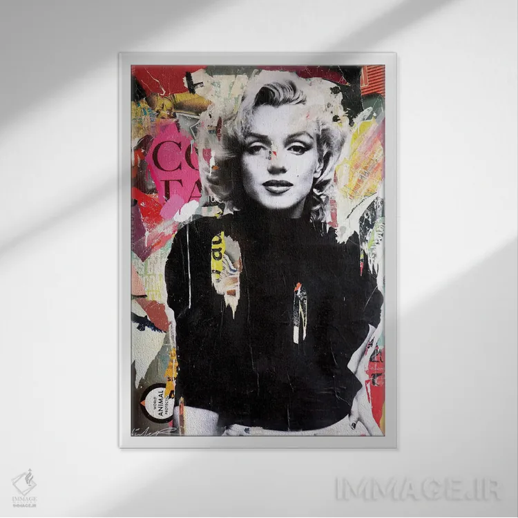 تابلو دکوراتیو مرلین ۲ اثر میشیل فولکرز - نمای قابدار سفید