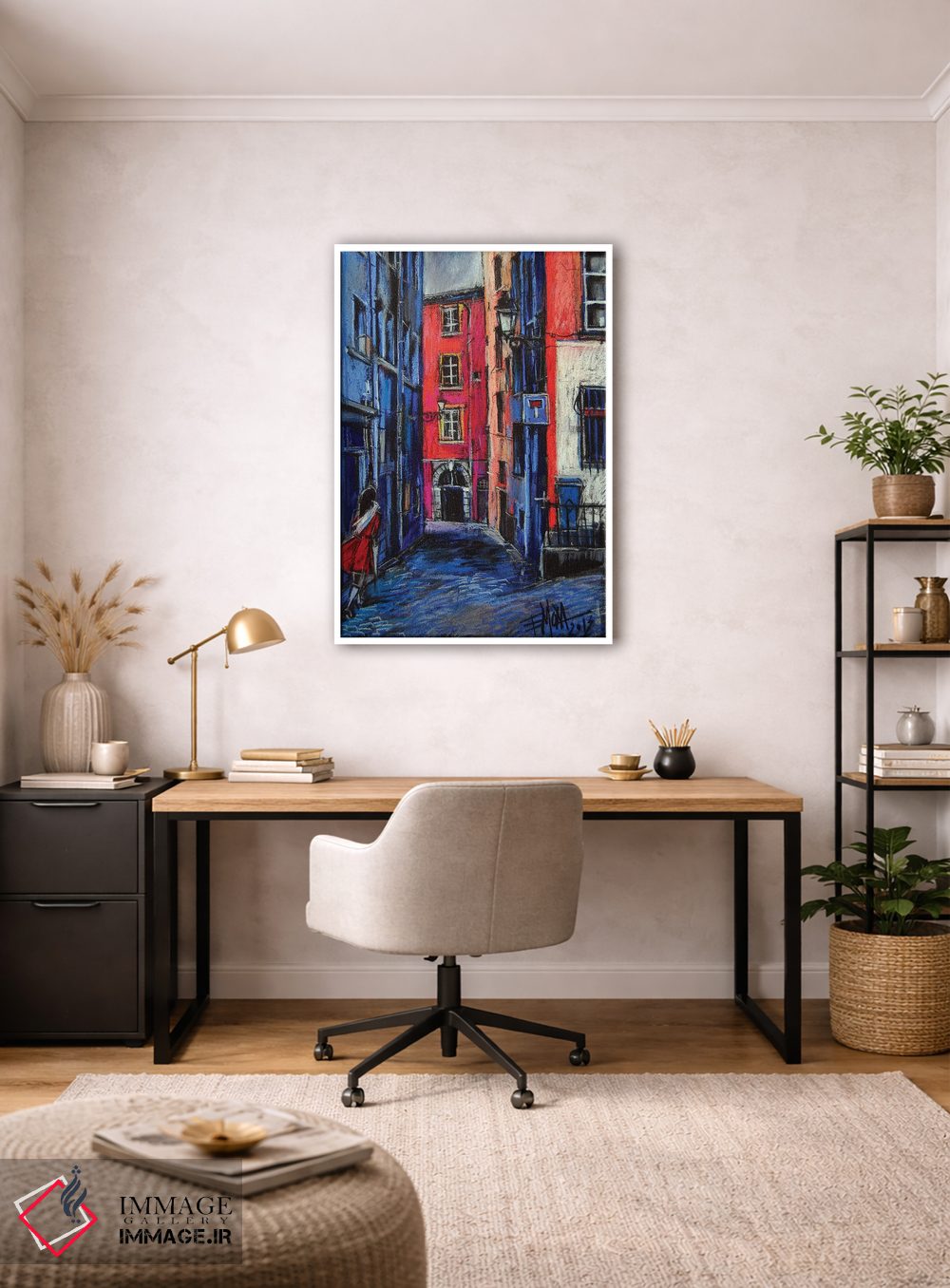 تابلو دکوراتیو میدان ترینیته، لیون اثر مونا ادولسکو - D2W