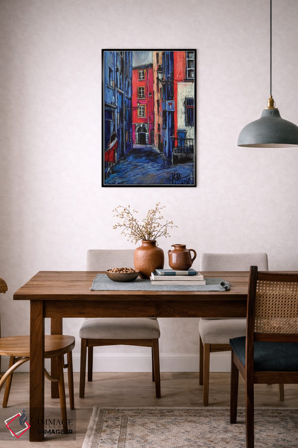 تابلو دکوراتیو میدان ترینیته، لیون اثر مونا ادولسکو - D6B