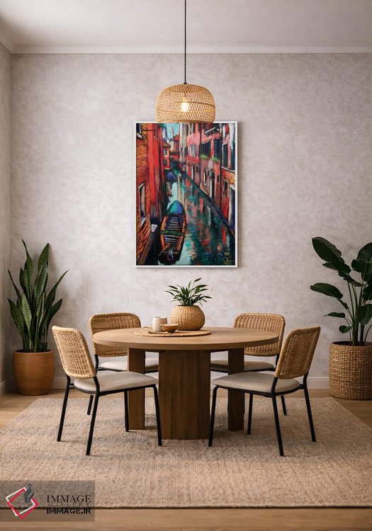 تابلو دکوراتیو رنگ های ونیز اثر مونا ادولسکو - D2W