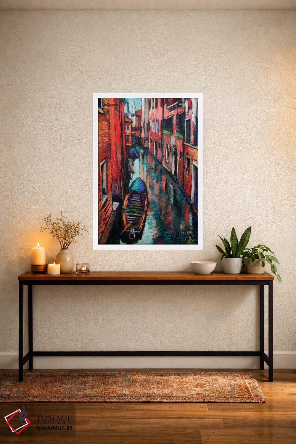 تابلو دکوراتیو رنگ های ونیز اثر مونا ادولسکو - D4W
