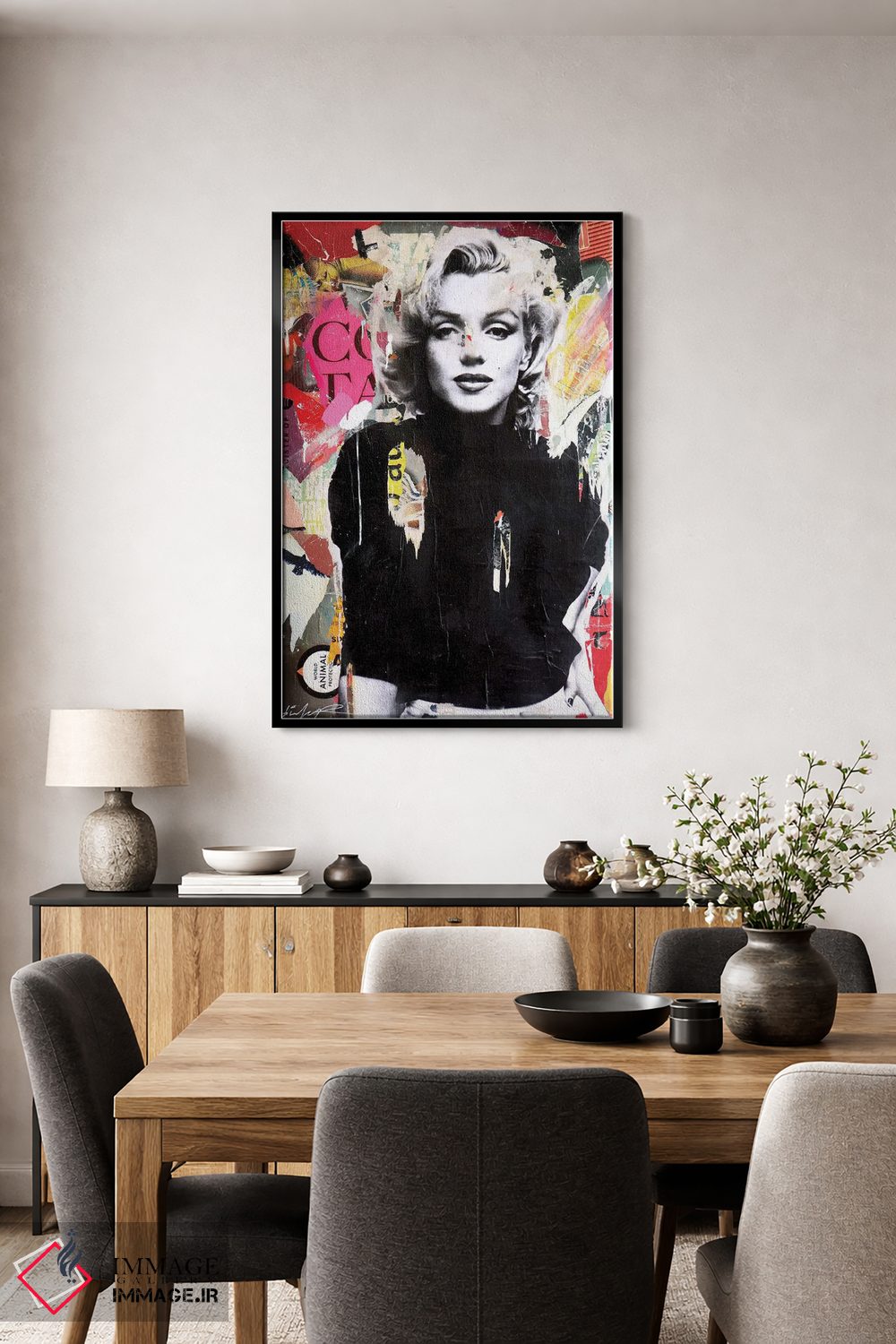 تابلو دکوراتیو مرلین ۲ اثر میشیل فولکرز - D5B