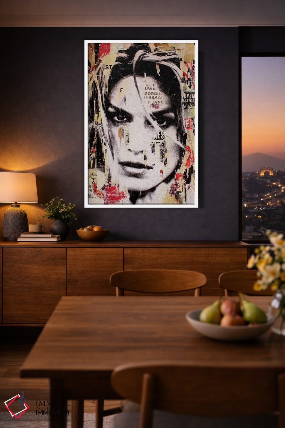 تابلو دکوراتیو همه چیز را پشت سر بگذار اثر میشیل فولکرز - D4W