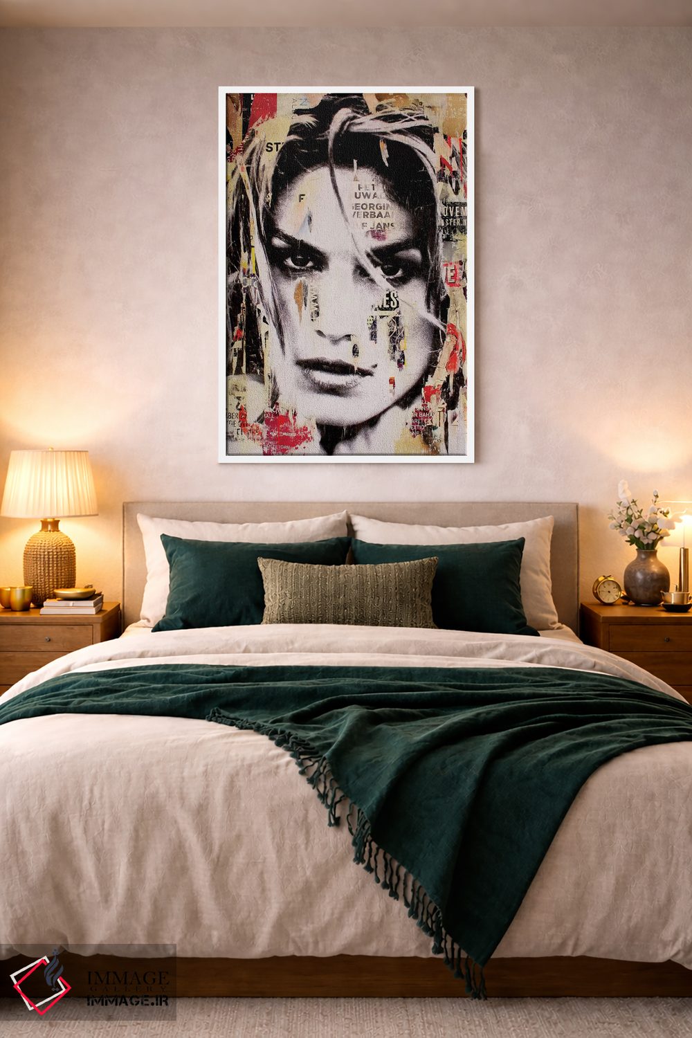 تابلو دکوراتیو همه چیز را پشت سر بگذار اثر میشیل فولکرز - D3W