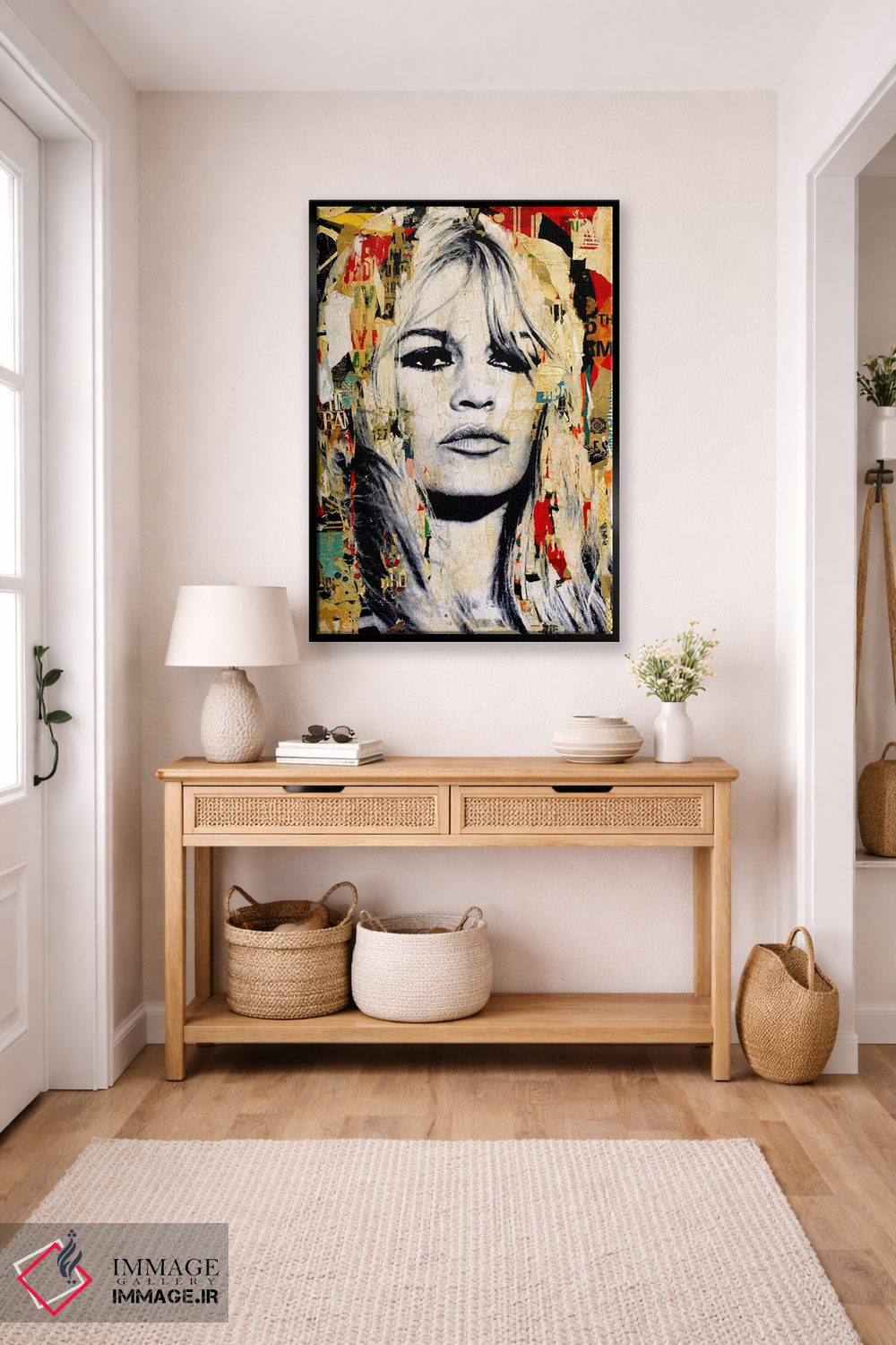 تابلو دکوراتیو بریژیت باردو اثر میشیل فولکرز - D6B