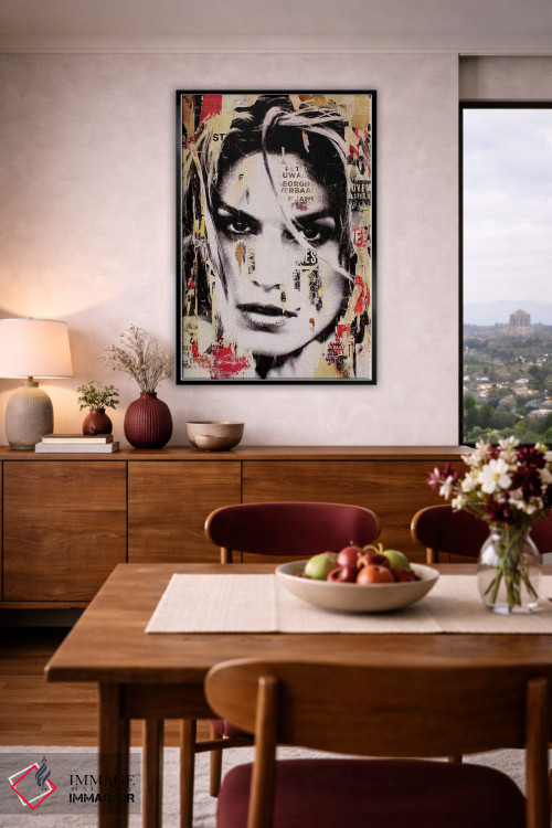 تابلو دکوراتیو همه چیز را پشت سر بگذار اثر میشیل فولکرز - D6B