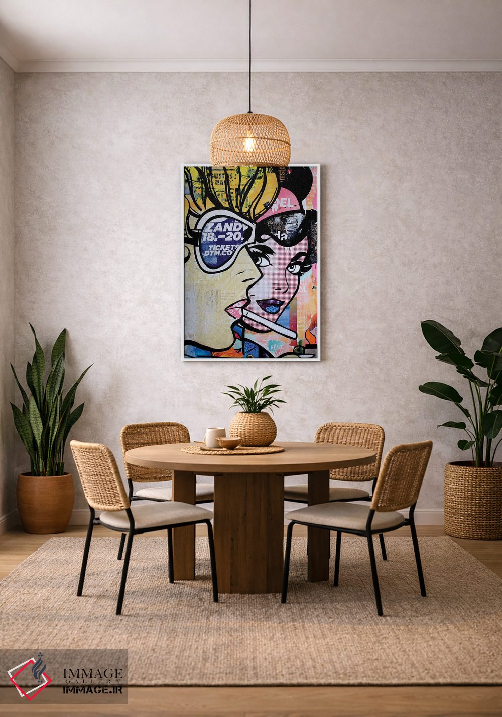 تابلو دکوراتیو رضایت میل را می کشد اثر میشیل فولکرز - D2W