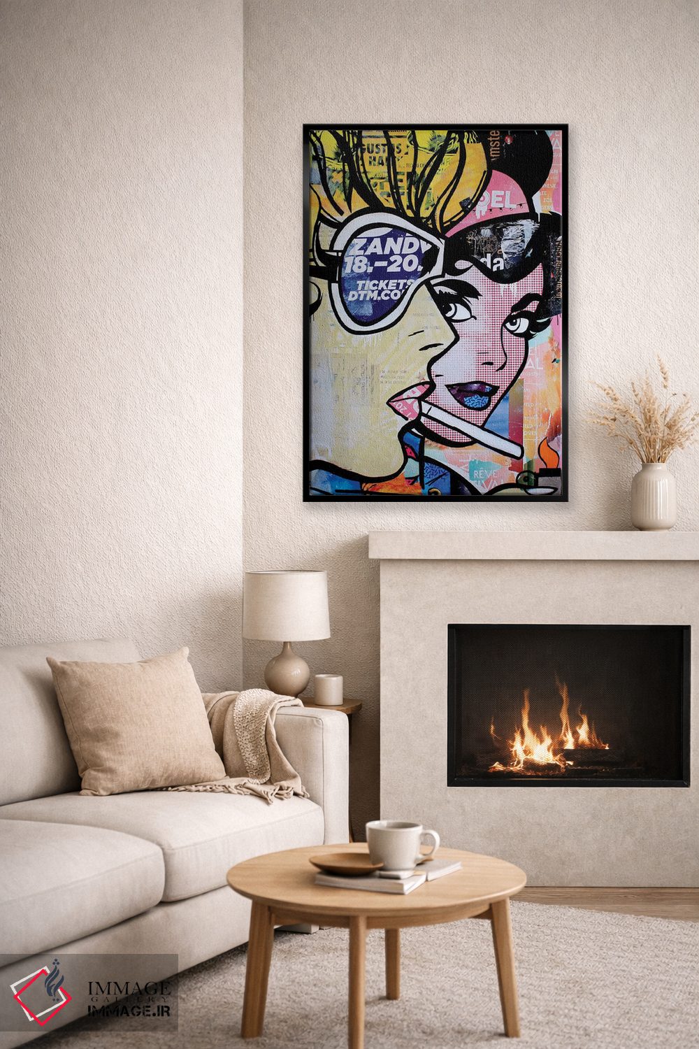 تابلو دکوراتیو رضایت میل را می کشد اثر میشیل فولکرز - D6B